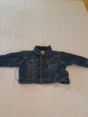 GAP Dark Blue Denim Jean Jacket 6 To 12 Months